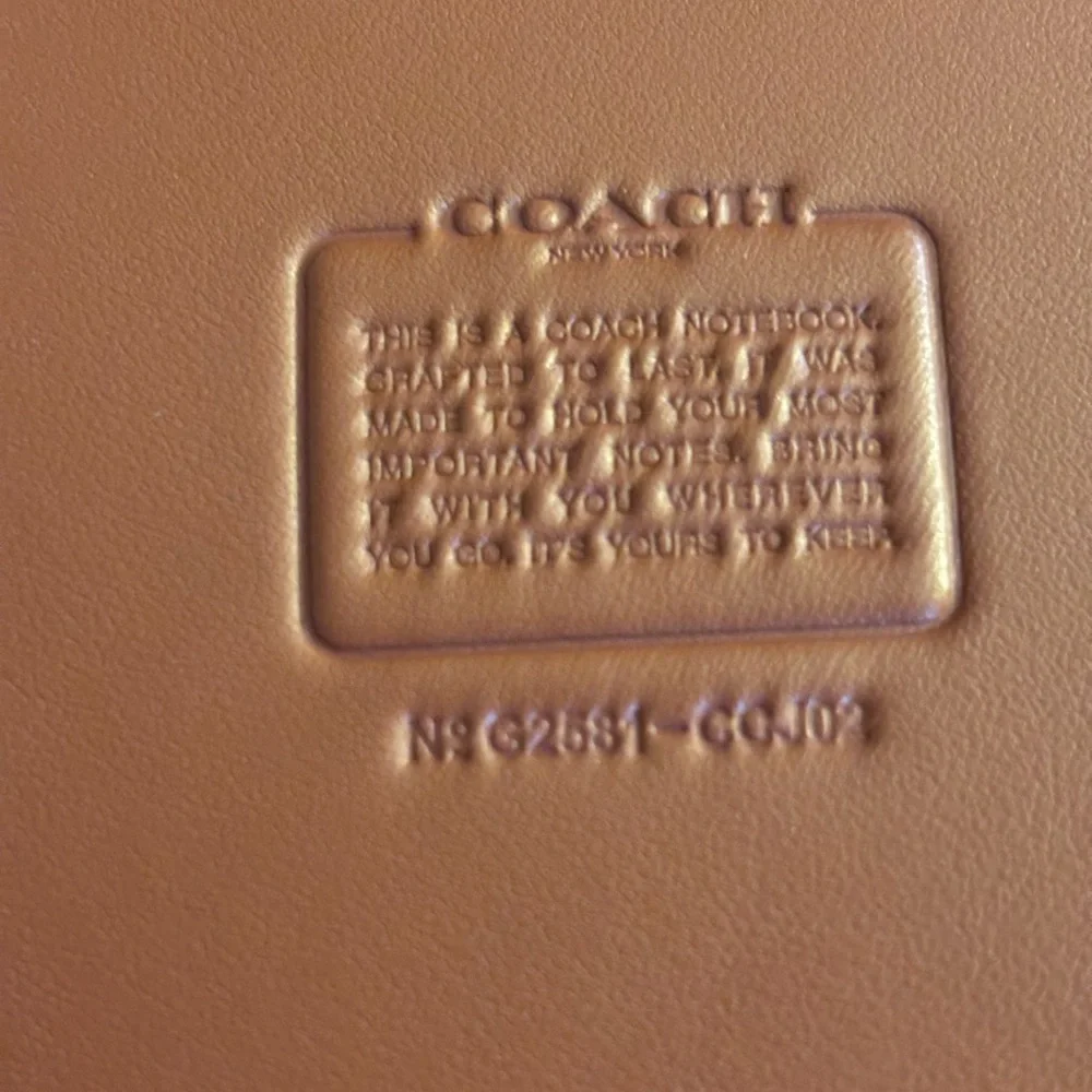 Coach Notebook In Signature Canvas With Holiday Train collectable 2025 Xmas